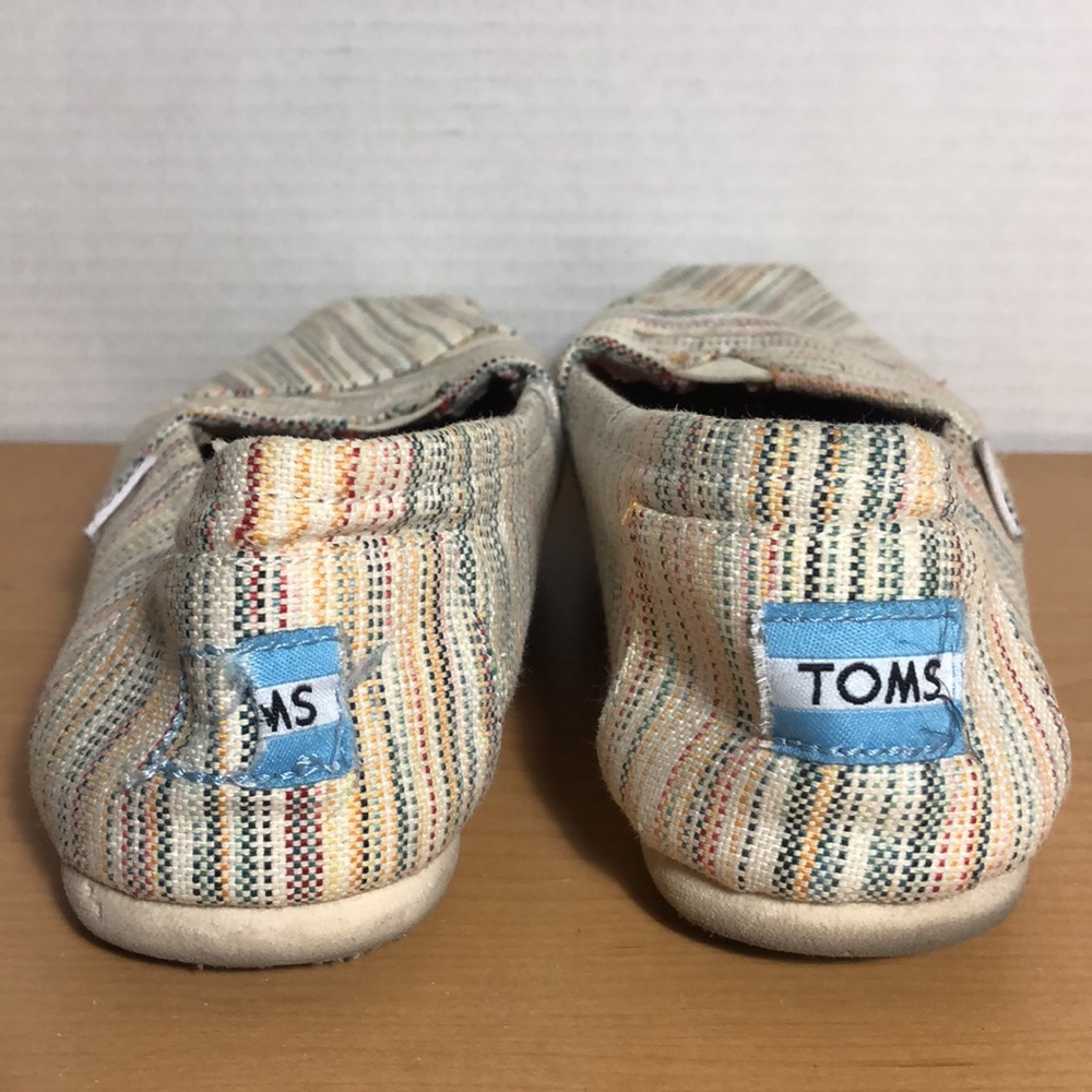 TOMS Classic Striped Slip-Ons - Picture 5 of 12
